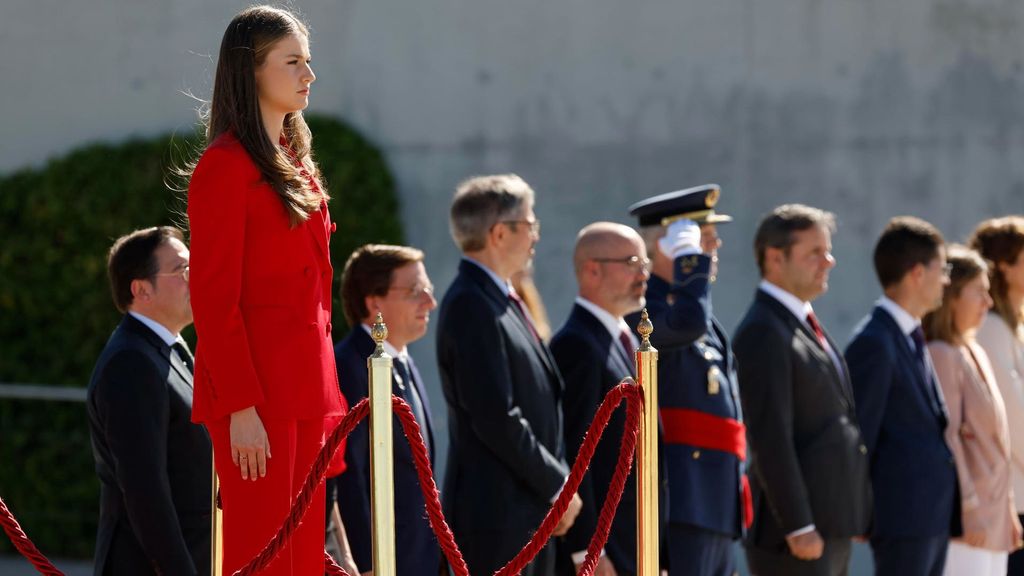 Ceremonia de despedida a la princesa Leonor que parte a Portugal en su primer viaje oficial al extranjero.