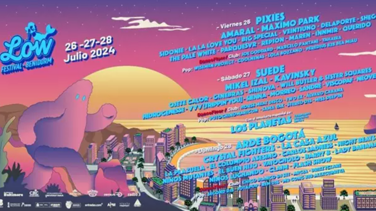 El festival tendrá lugar el 26, 27 y 28 de julio en Benidorm