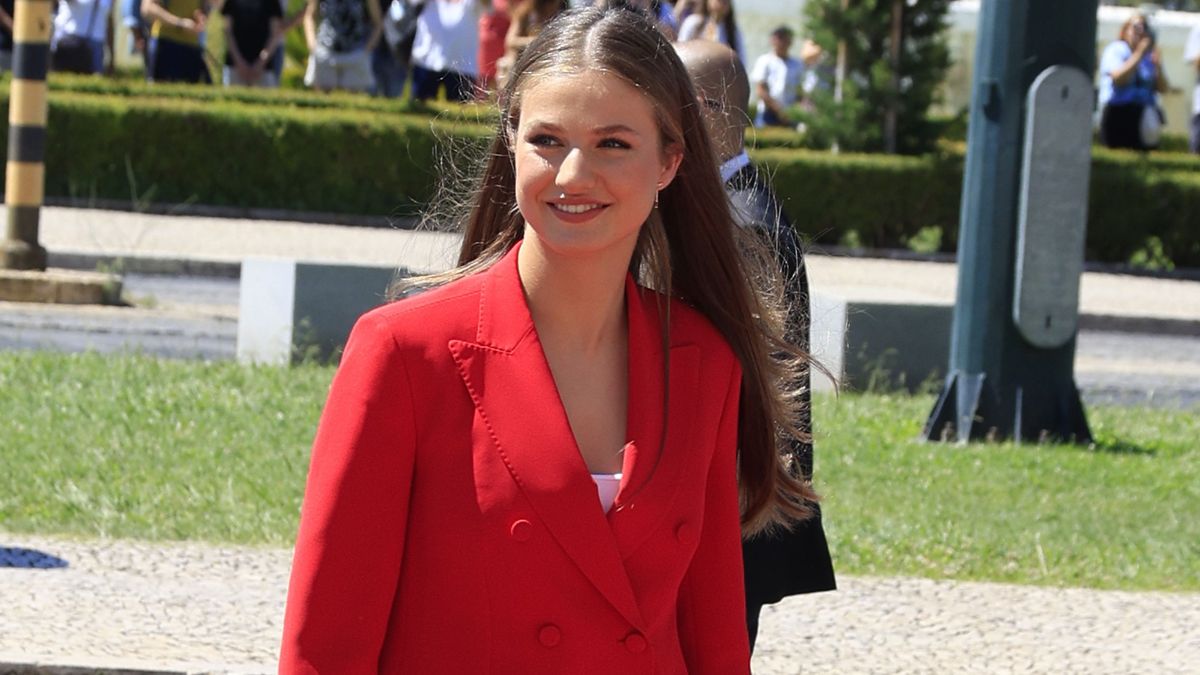 Leonor, durante su visita a Portugal