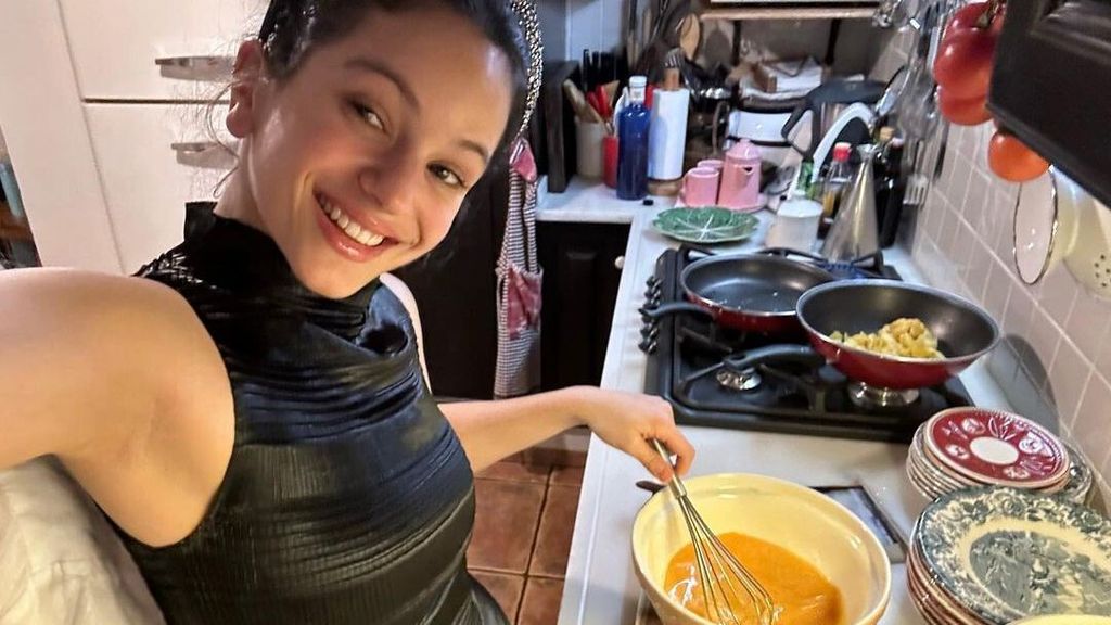 Rosalía en su cocina