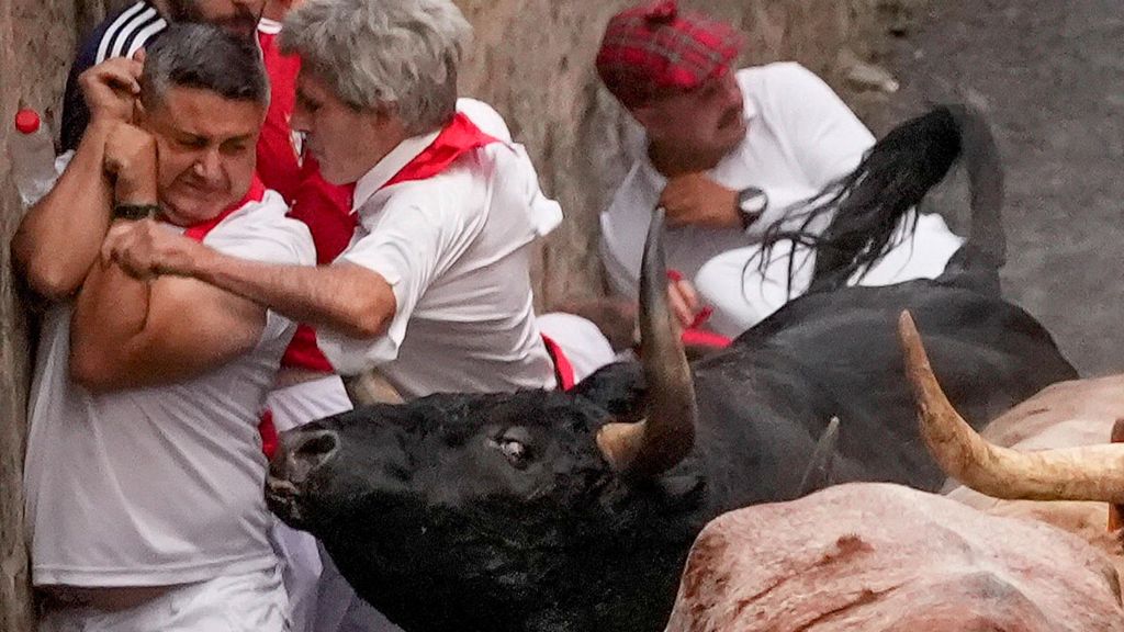 Un herido por asta en el encierro de Jandilla