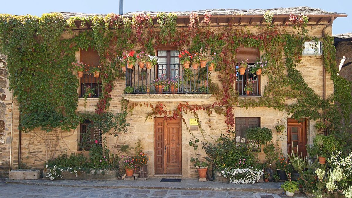 Vivienda típica en Puebla de Sanabria.