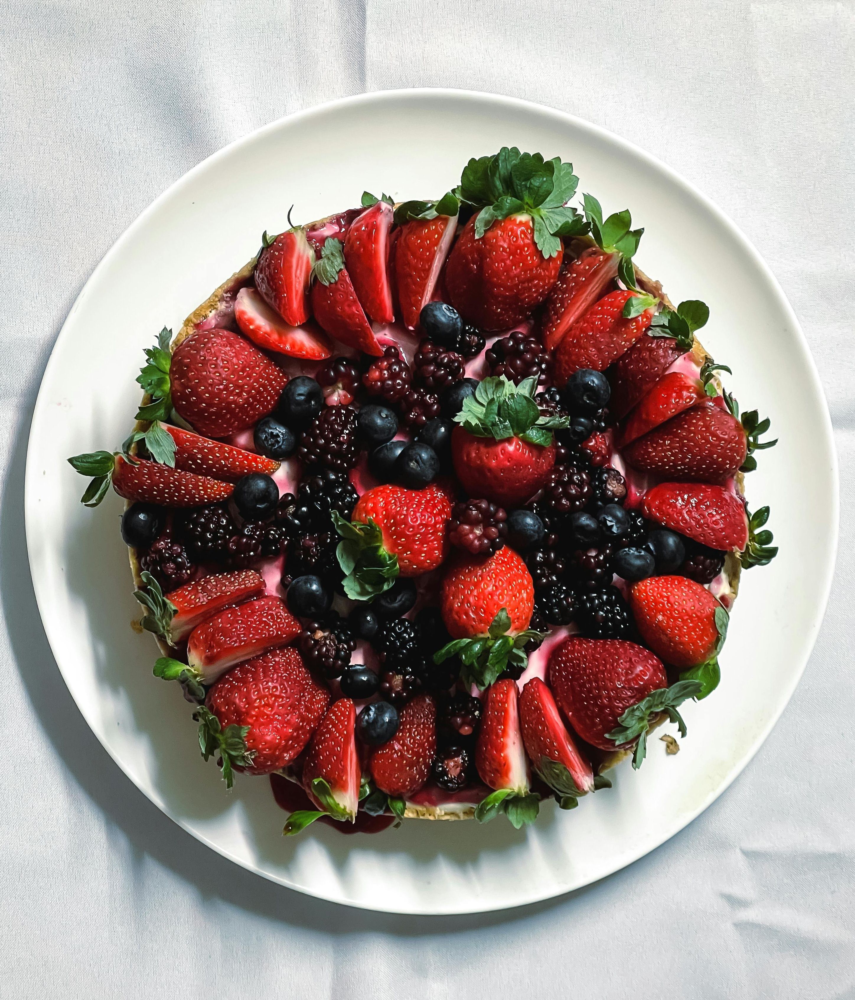 Tarta de frutos rojos