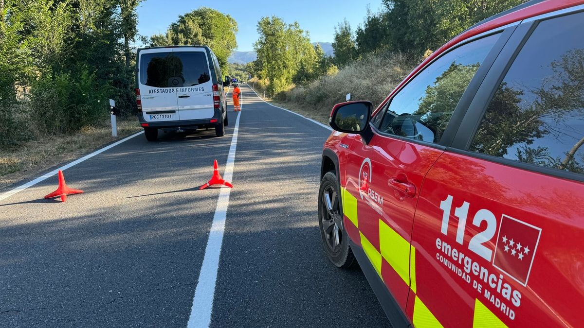 Carretera M-137 en Montejo de la Sierra, Madrid