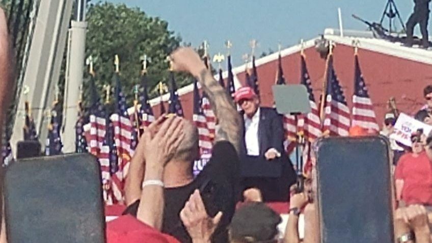 El tiroteo a Donald Trump visto desde el público del mitin