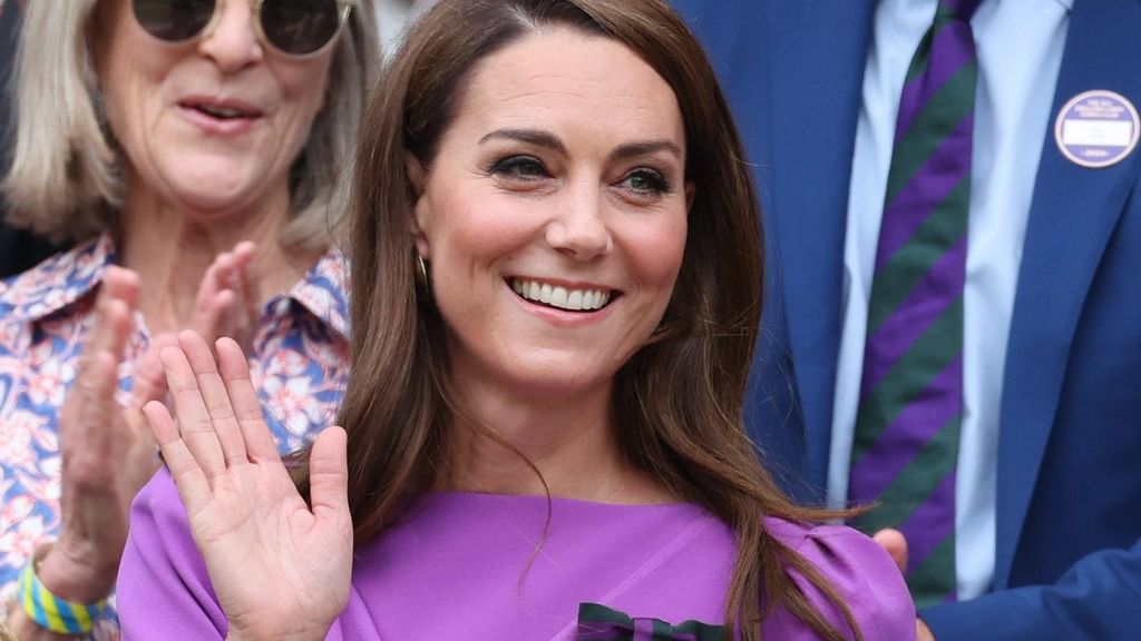 Así ha sido la emocionante reaparición de Kate Middleton en la final de Wimbledon