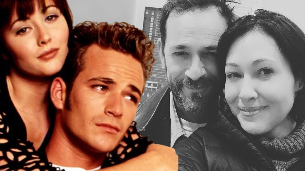 Brenda y Dylan ya son eternos: la relación de Shannen Doherty y Luke Perry dentro y fuera de 'Sensación de vivir', en vídeo