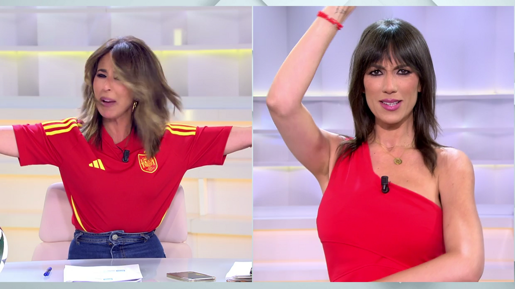 El homenaje de Ana Terradillos y Patricia Pardo tras la victoria en la Eurocopa: cantan y bailan a ritmo de 'Potra salvaje'