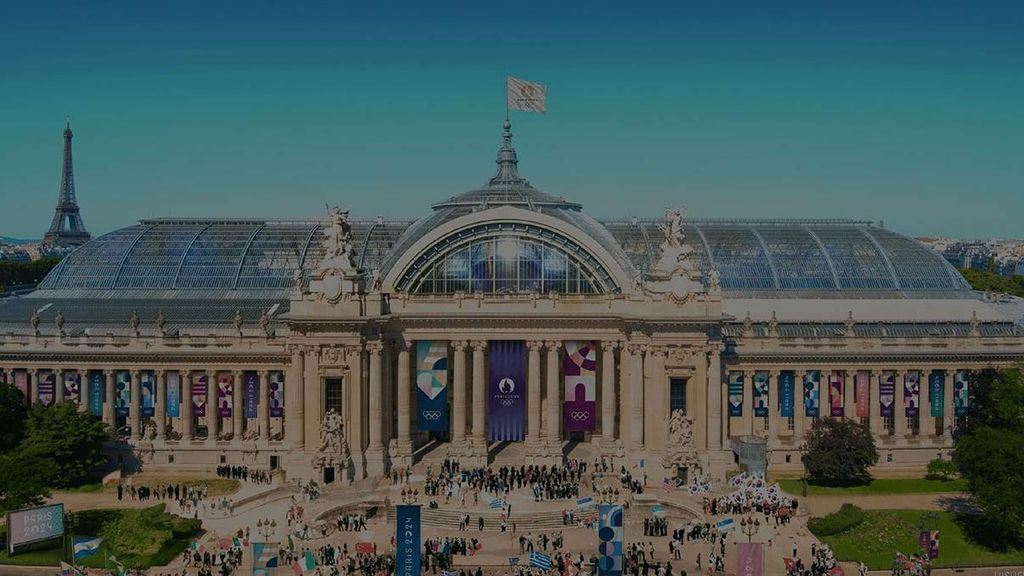 El Grand Palais preparado para los Juegos Olímpicos de París 2024