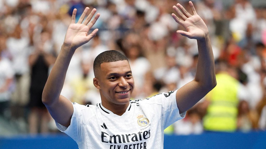 La presentación de Kylian Mbappé con el Real Madrid