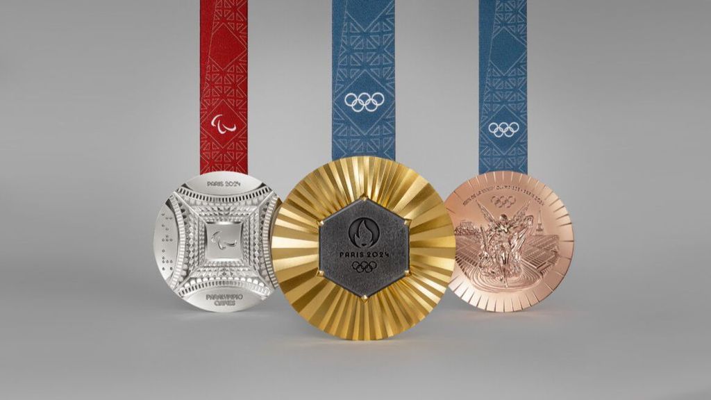 Las medallas de los Juegos Olímpicos de Paris 2024