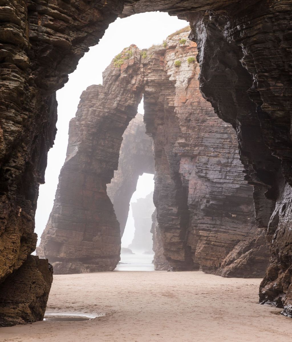 Playa Las Catedrales, en Galicia.