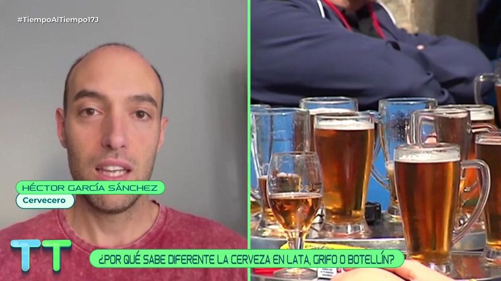 ¿Por qué sabe diferente la cerveza en lata, grifo o botellín?