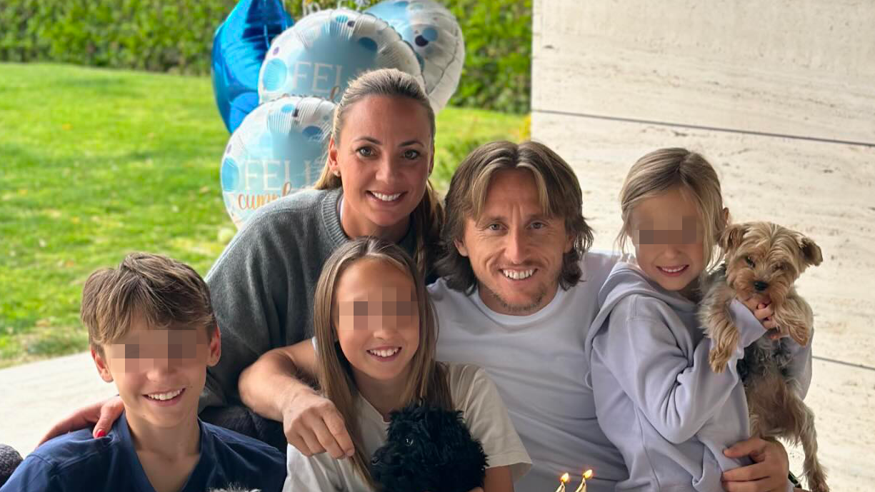 Así es la familia de Luka Modric, su mujer y sus tres hijos (Imagen Instagram: @lukamodric10)
