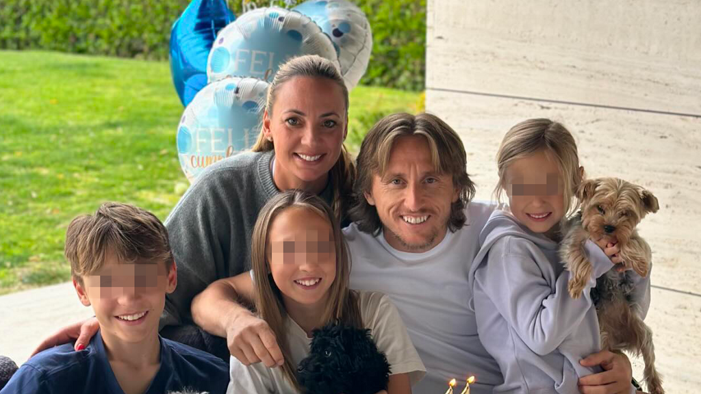 Así es la familia de Luka Modric, su mujer y sus tres hijos (Imagen Instagram: @lukamodric10)