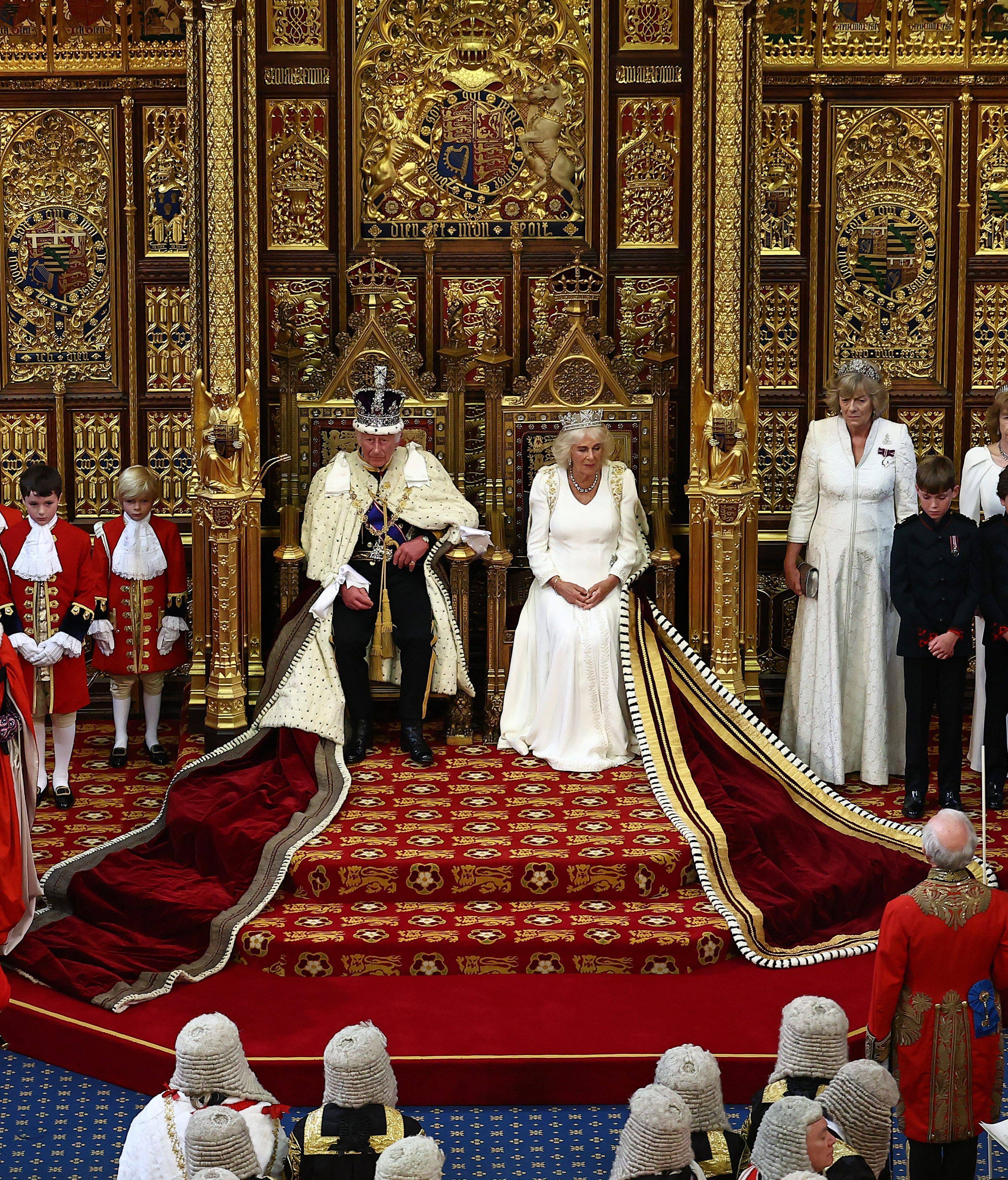Carlos III y Camila este 17 de julio.