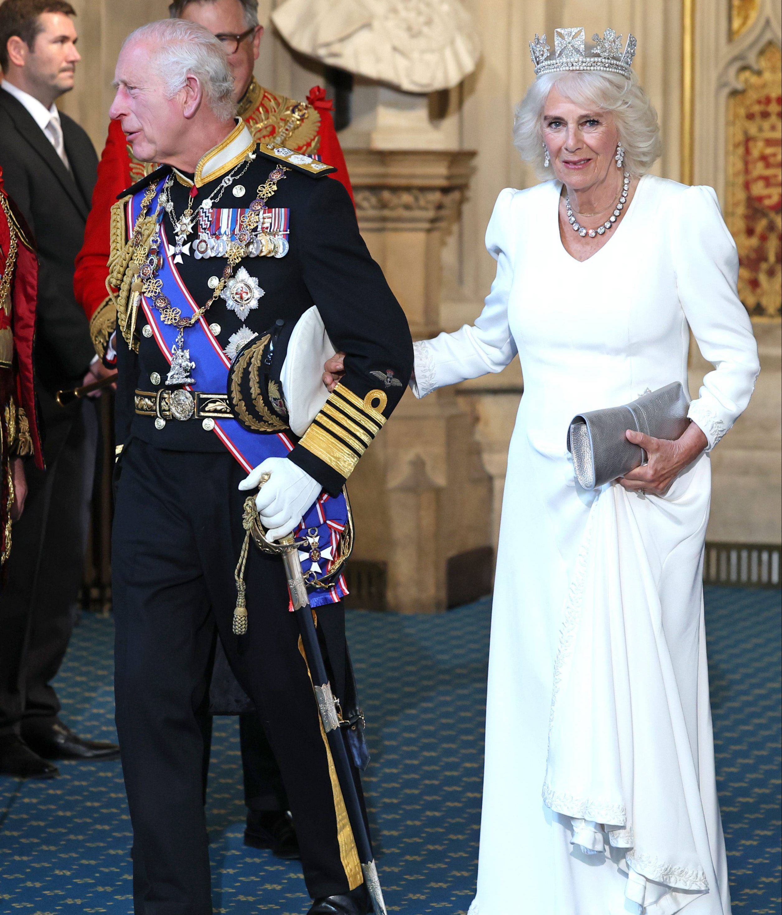 Carlos III y Camila este 17 de julio.