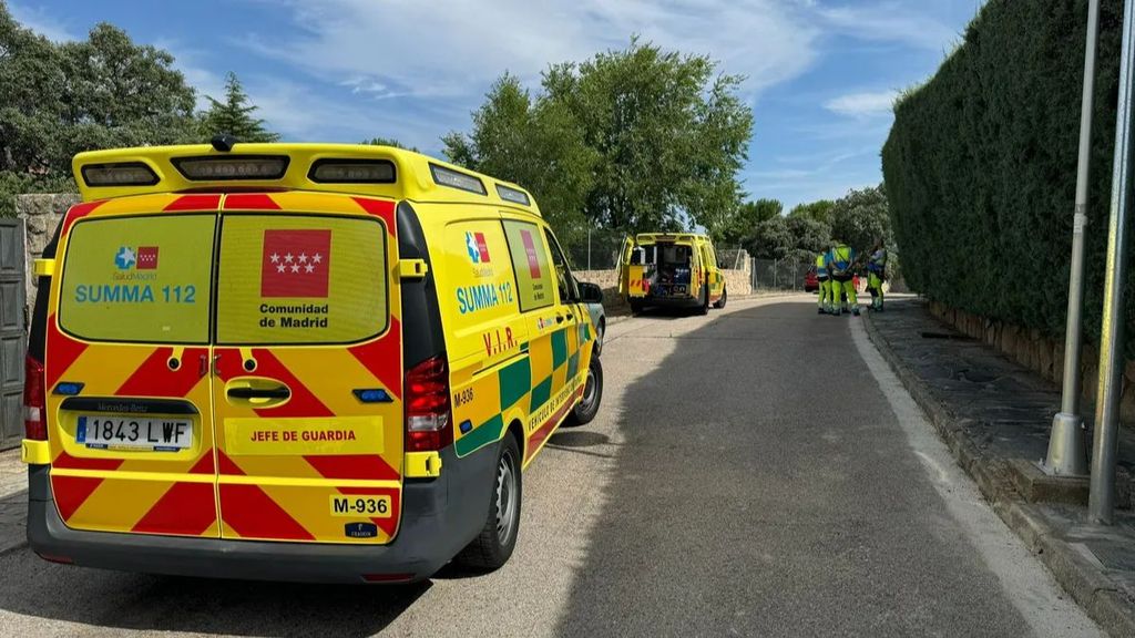 Los servicios de emergencia, en el domicilio del afectado