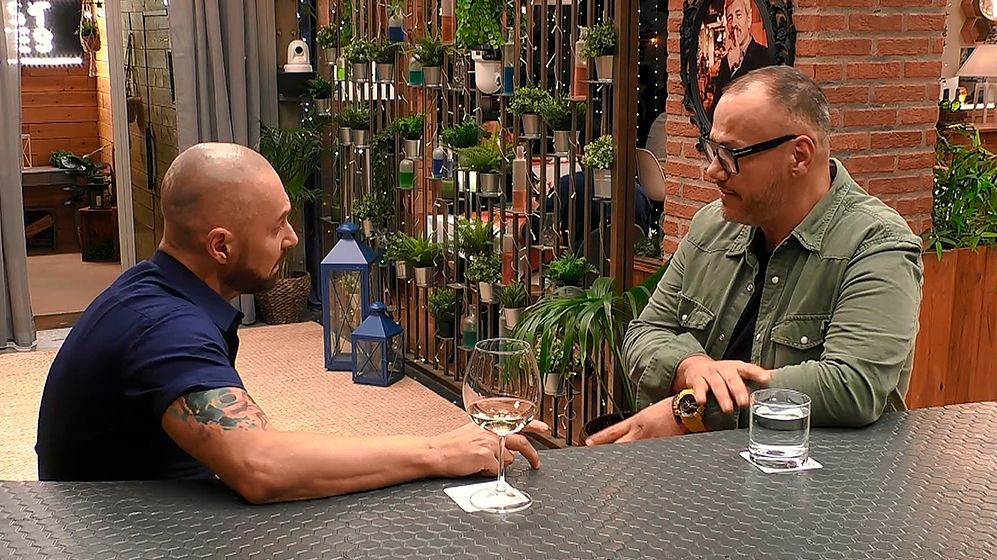 André y Pedro Pablo durante su cita en 'First Dates'