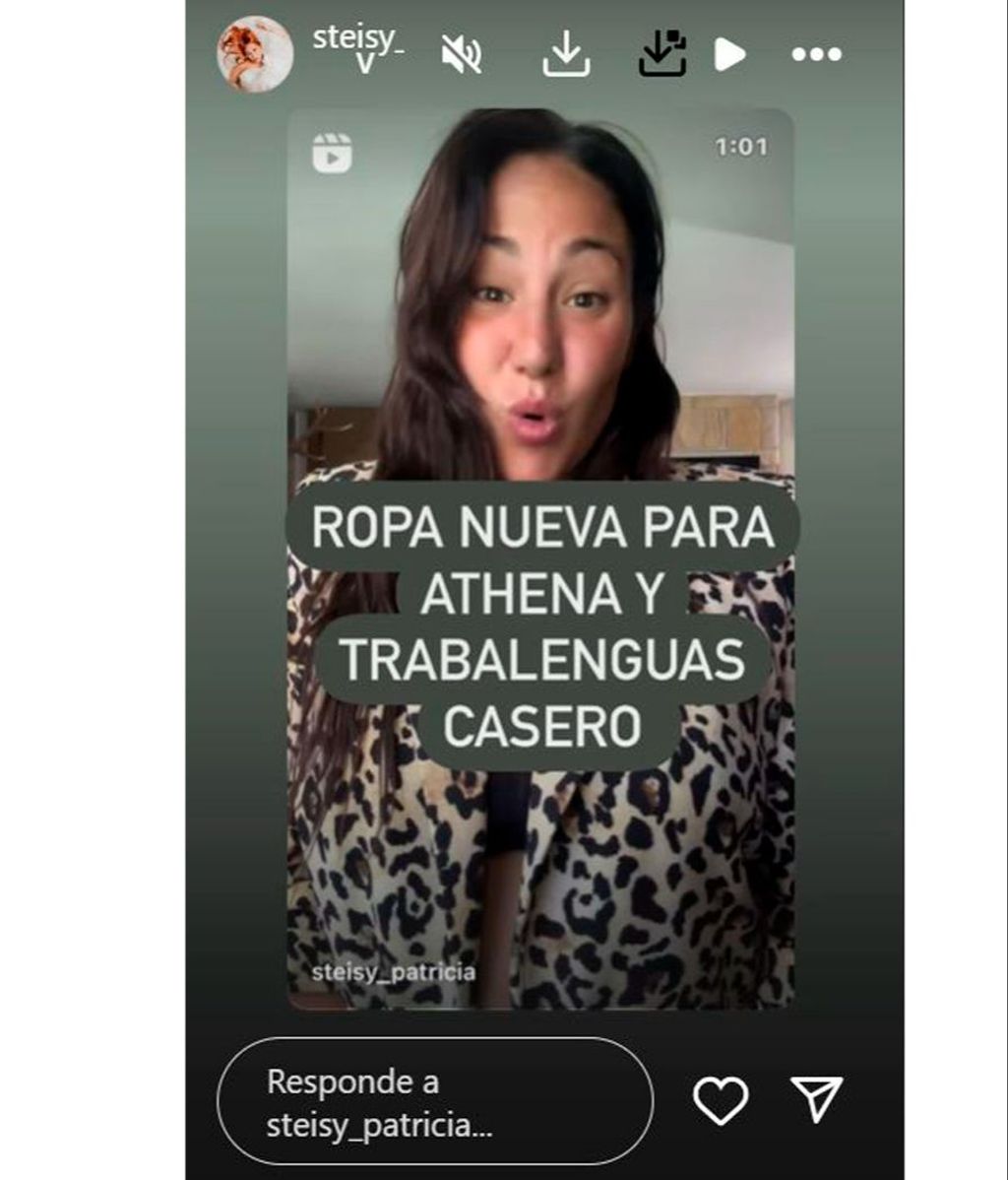 El haul de ropa de Athenea, hija de Steisy, que ha desatado las críticas