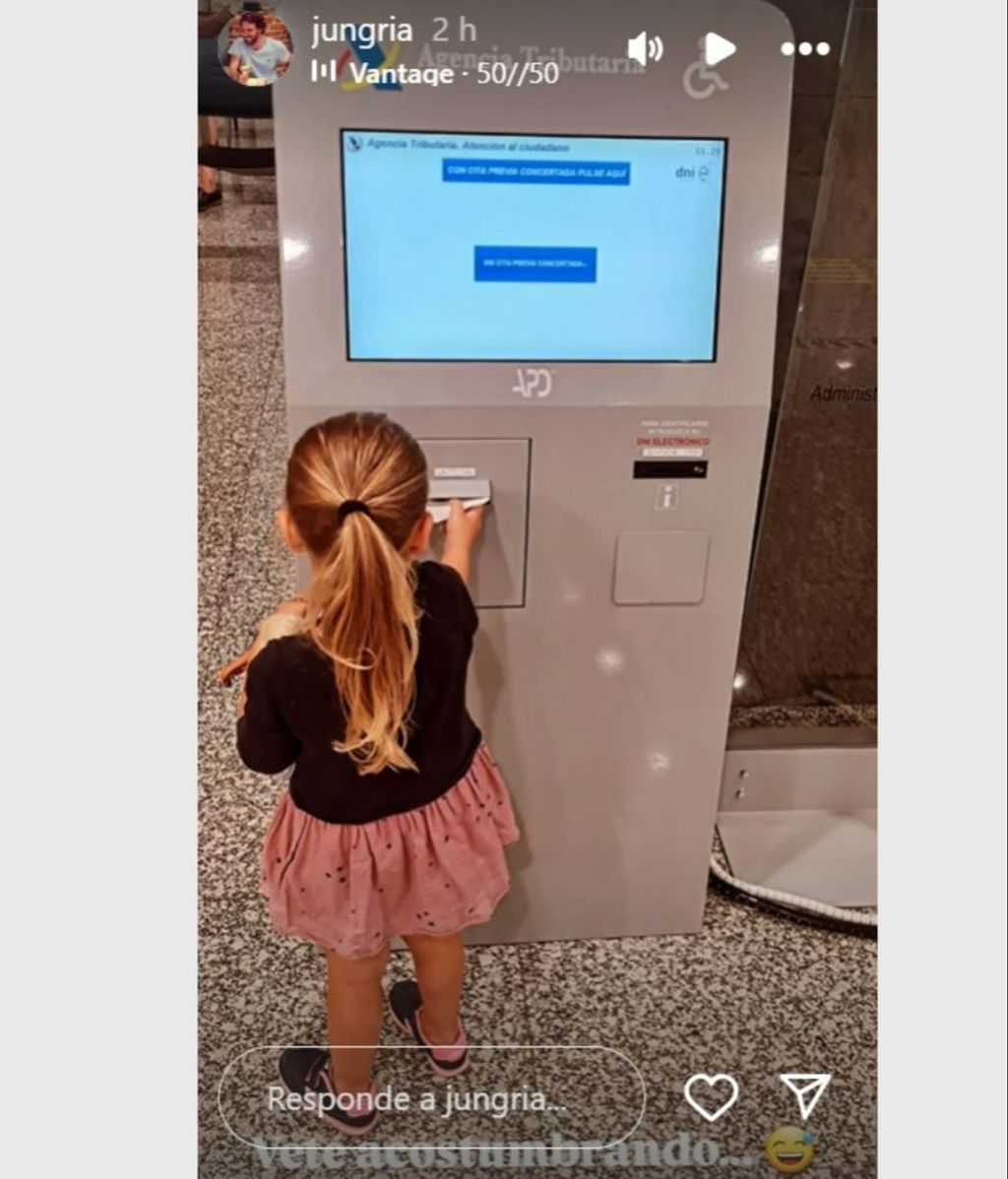 Javier Ungría comparte una foto de su hija