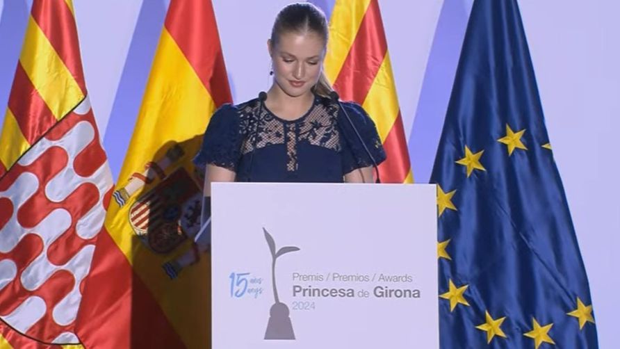 La princesa Leonor en los Premios Princesa de Girona 2024.