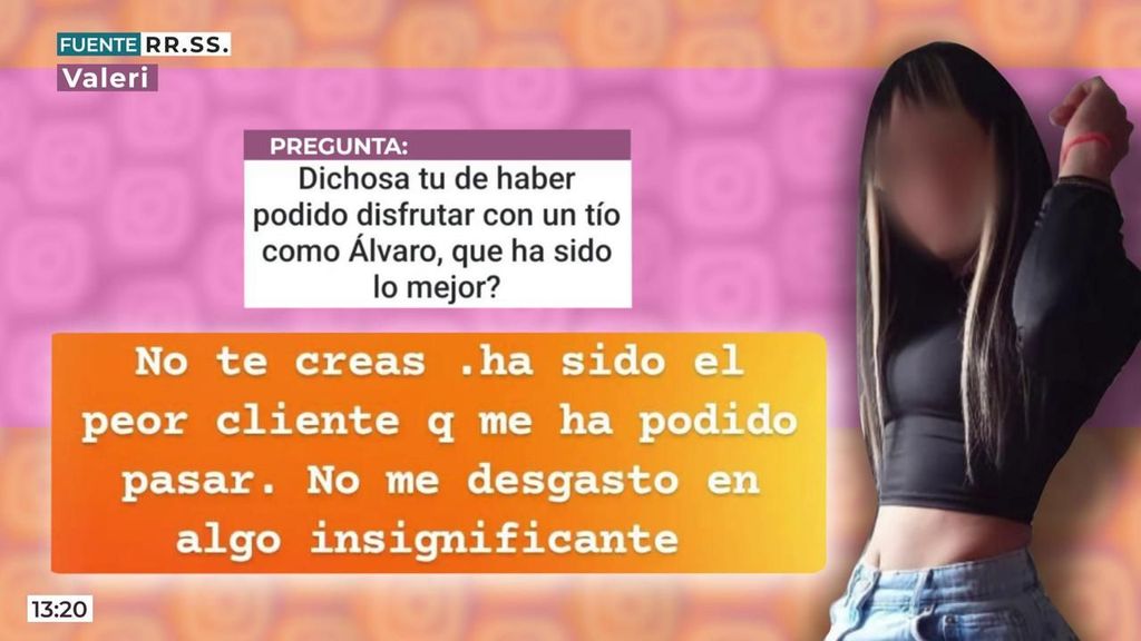 Valeri responde sobre Álvaro Muñoz Escassi: "Ha sido el peor cliente que me ha podido pasar"