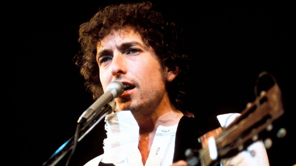 Bob Dylan en 1974.