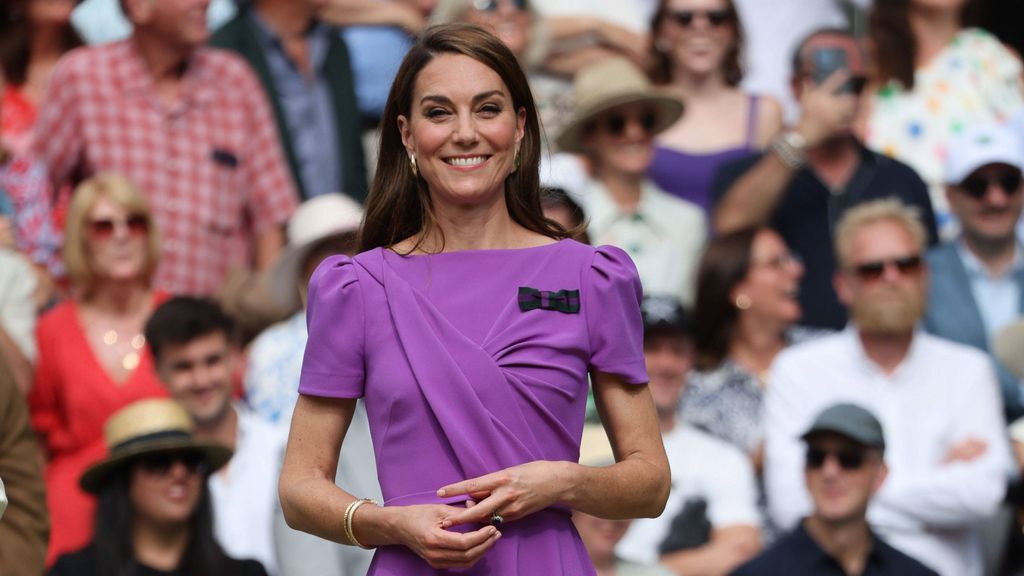 Kate Middleton, en la entrega de trofeos de Wimbledon