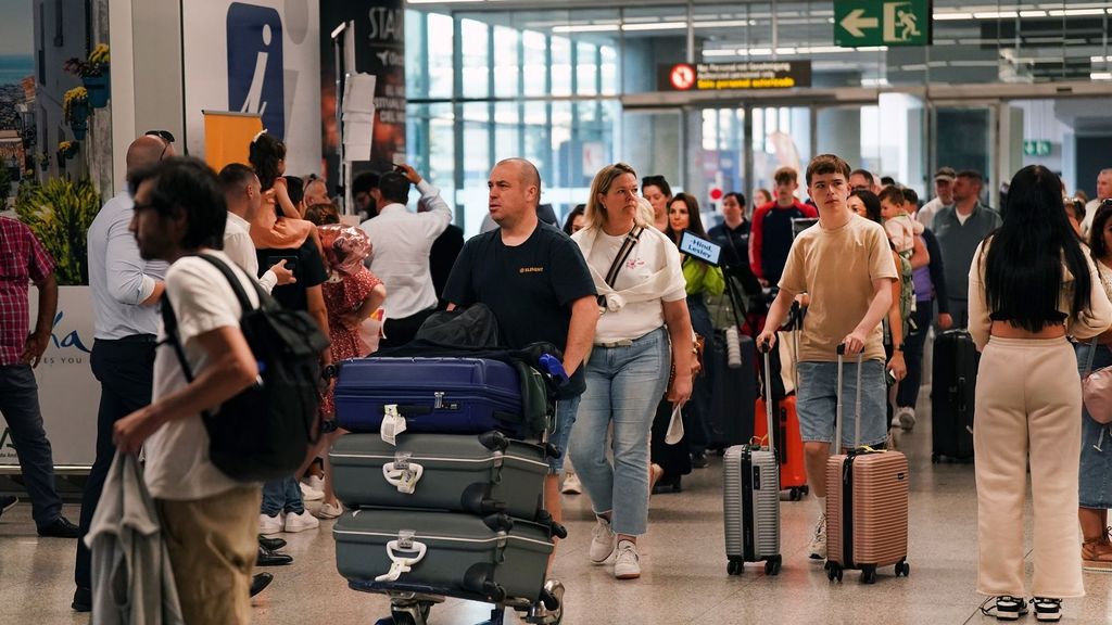 Retrasos en los aeropuertos españoles. Foto de archivo.