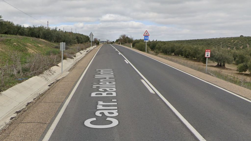 Carretera Bailén-Motril, N323a en Jaén