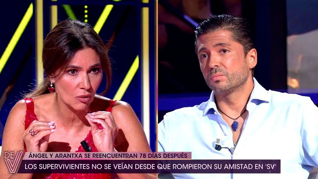 El tenso reencuentro de Arantxa del Sol y Ángel Cristo: "Querías vender una relación de tu mujer con mi marido" ¡De viernes! Top Vídeos 149