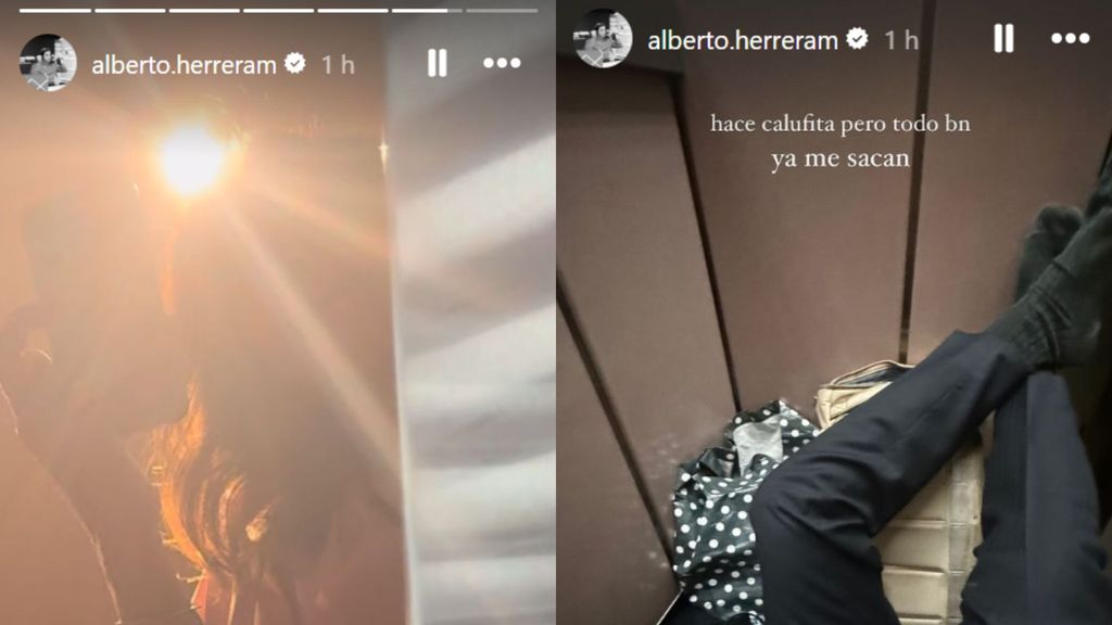 El relato de Alberto Herrera encerrado en un ascensor.