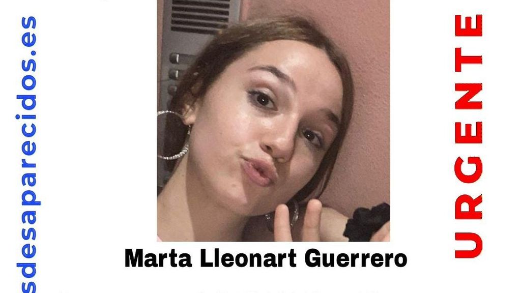 Marta Lleonart Guerrero, desaparecida en Museros (Valencia)