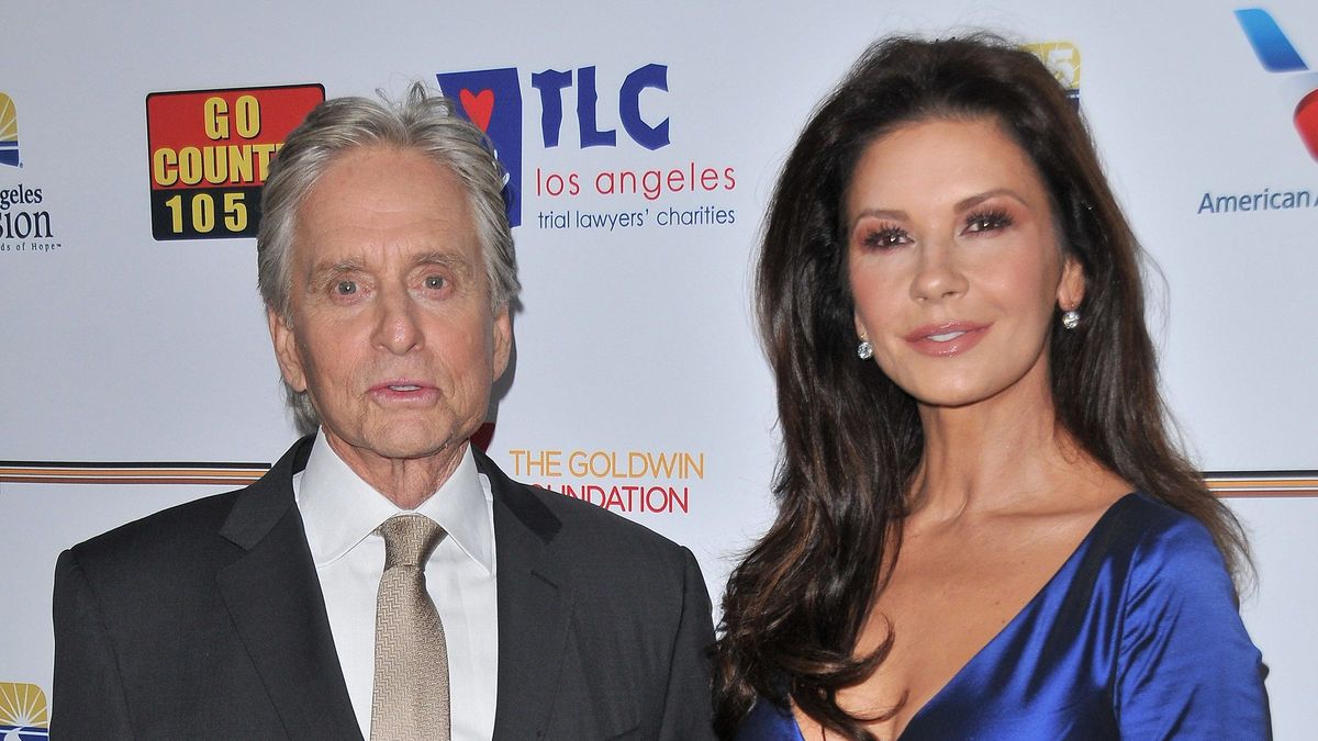 Catherine Zeta Jones y Michael Douglas