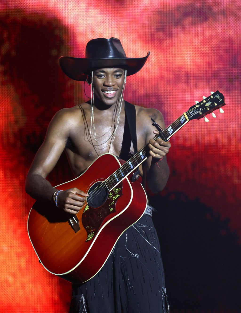 David Banda, en el concierto de su madre en la playa de Copacabana