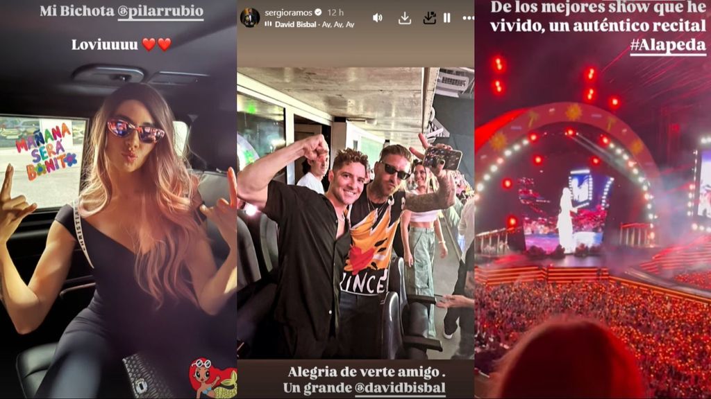 Sergio Ramos acude con Pilar Rubio al concierto de Karol G