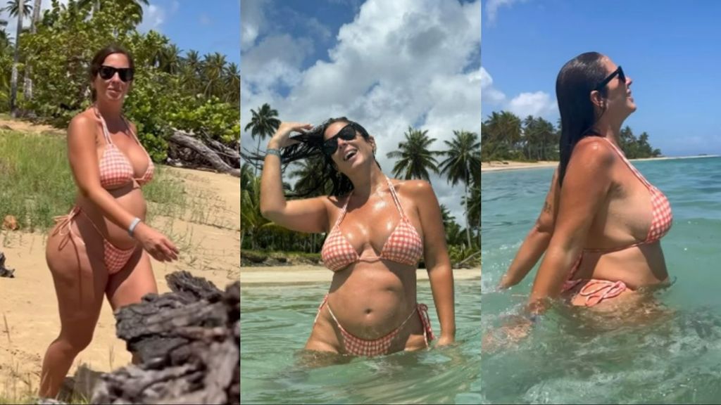 Anabel Pantoja muestra su nueva figura en bikini