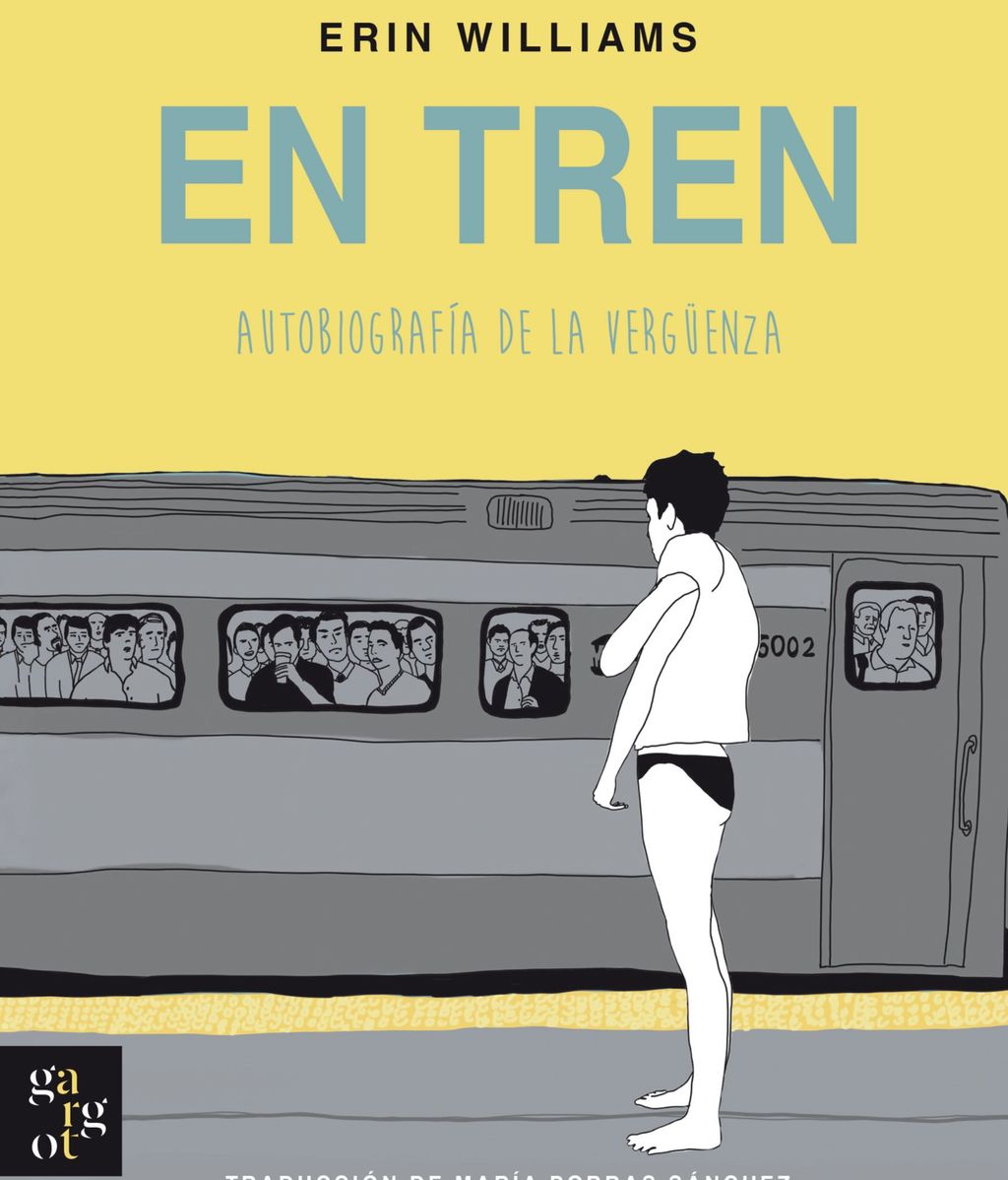 'En tren' o la mujer expuesta, una novela gráfica de Erin Williams.