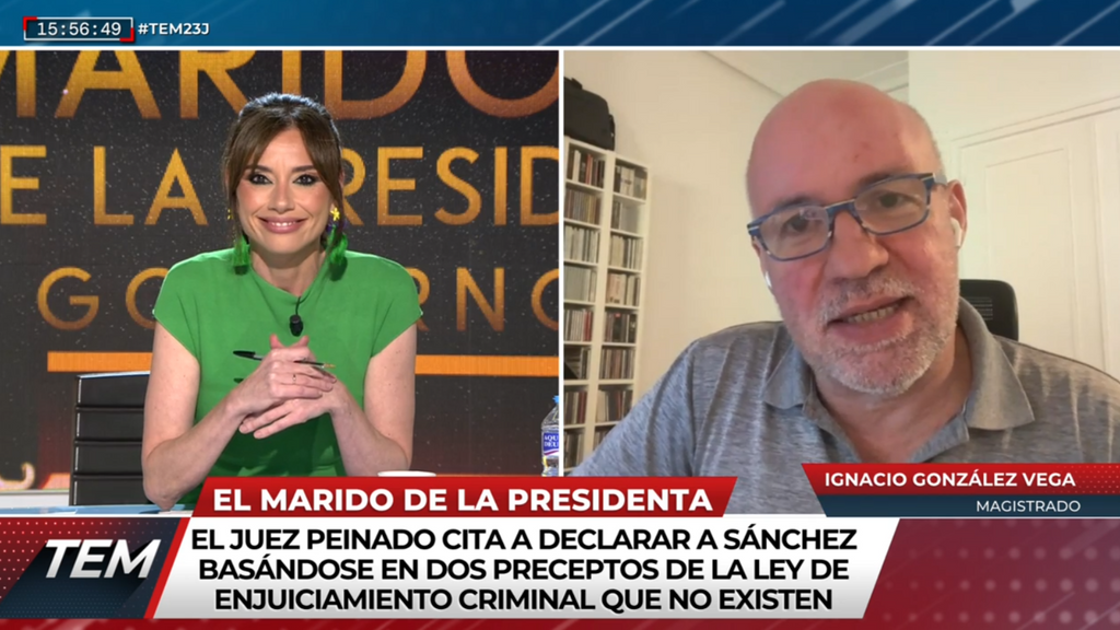 Ignacio González defiende el recurso de la defensa de Begoña Gómez contra Peinado