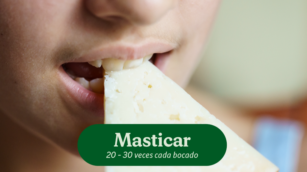 La importancia de masticar y digerir bien los alimentos.