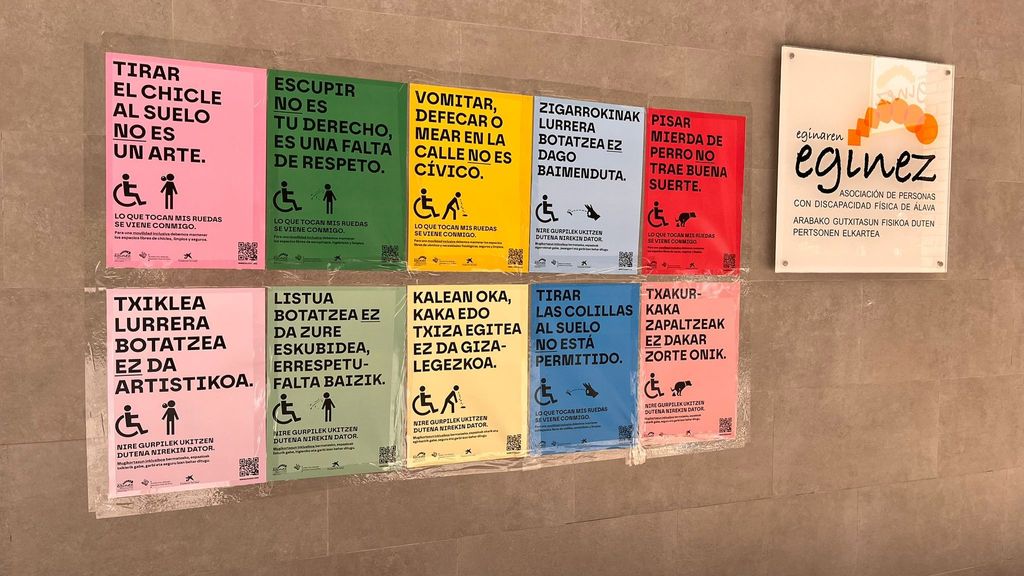 Los diferentes carteles  de la campaña