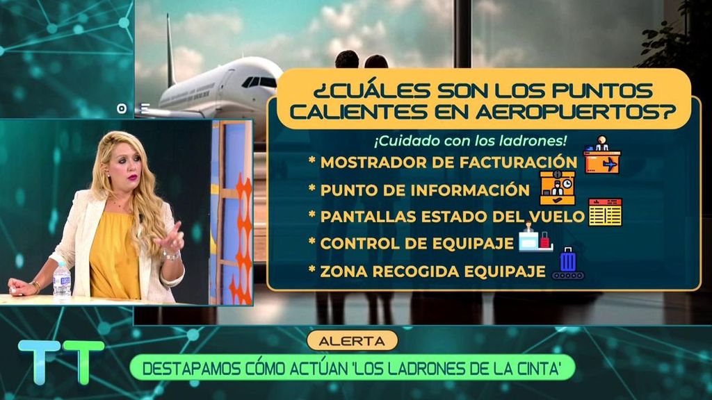 Los robos en los aeropuertos