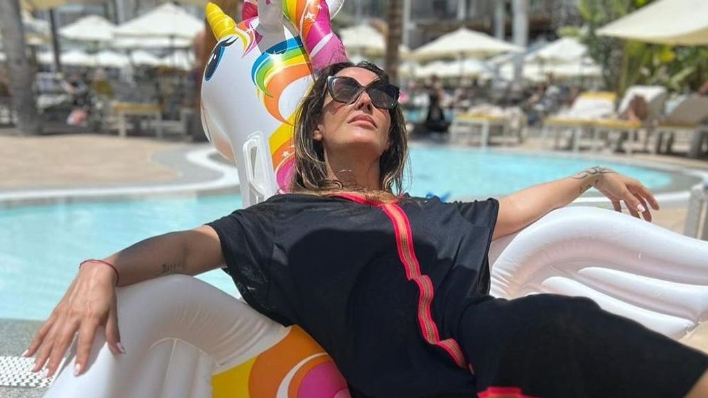 Malú durante sus vacaciones.