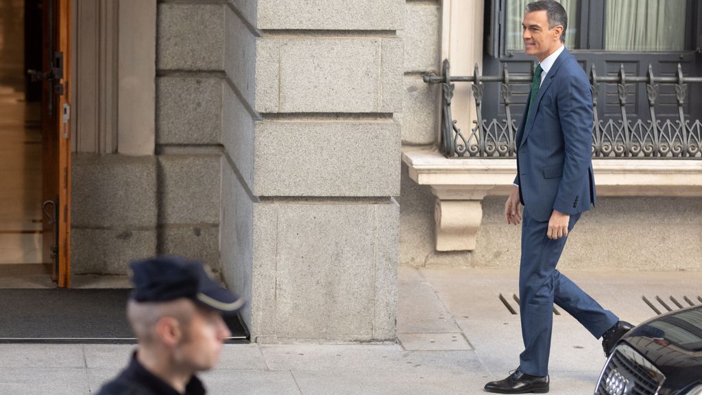 Pedro Sánchez en una imagen de archivo a las puertas del Congreso