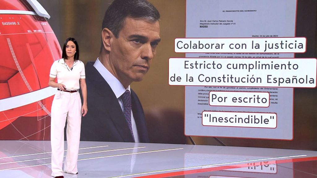 Pedro Sánchez responde al juez Peinado sobre su citación del próximo 30 de julio: "Resulta inescindible"