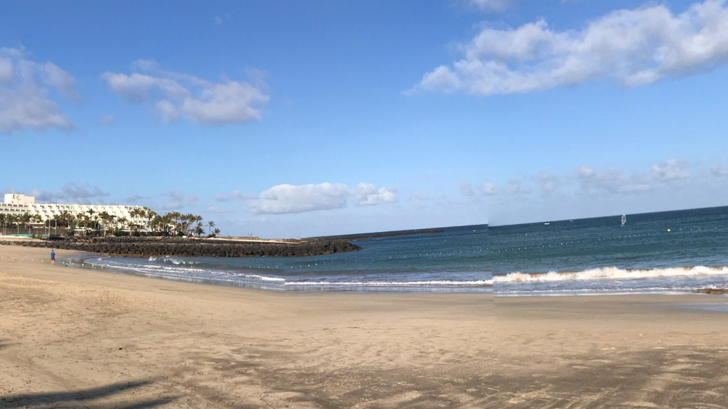 Playa de Las Cucharas en Teguise, Lanzarote