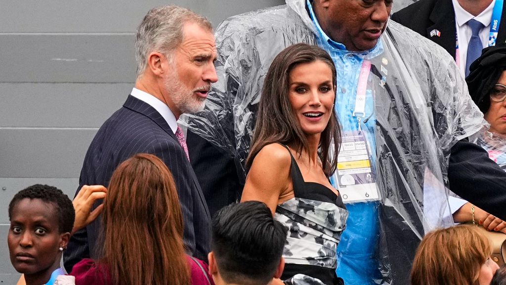 Los reyes Felipe VI y Letizia en la ceremonia.