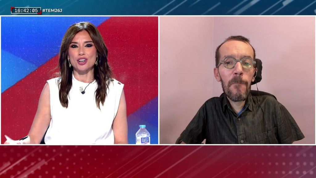 Marta Flich y Pablo Echenique