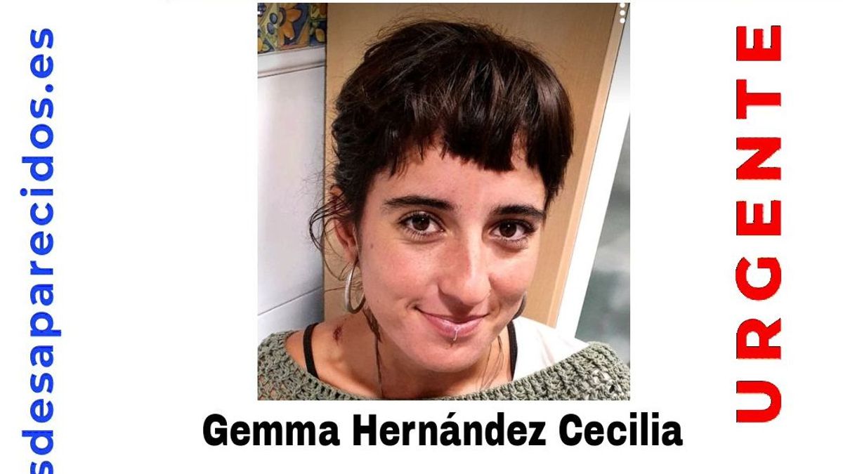 Imagen de Gemma Hernández Cecilia distribuida por la Asociación SOS Desaparecidos